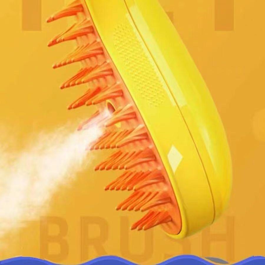 3-in-1 Electric Steam Brush for Cats & Dogs