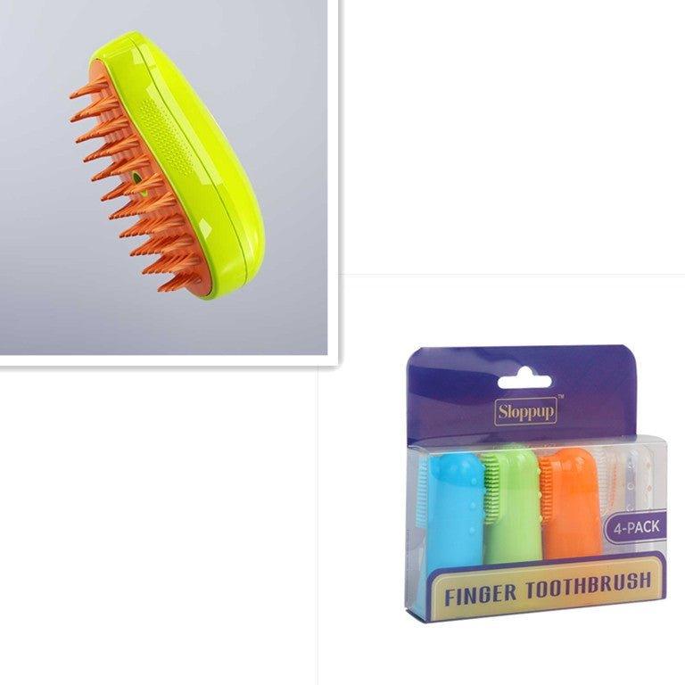 3-in-1 Electric Steam Brush for Cats & Dogs