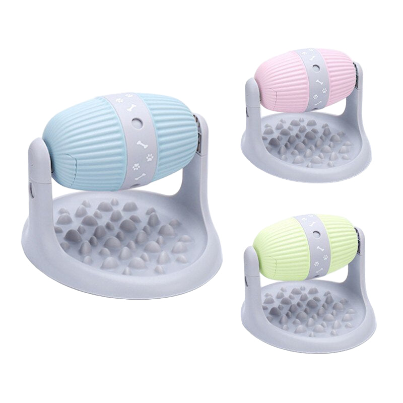Three baby sitting aids with colorful seats on a white background