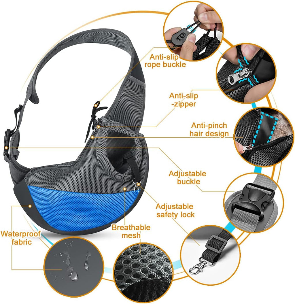 Dog muzzle with features highlighted on a white background