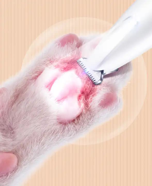 NNEDSZ Waterproof LED Pet Grooming Trimmer | Rechargeable Clippers for Cats and Dogs-3