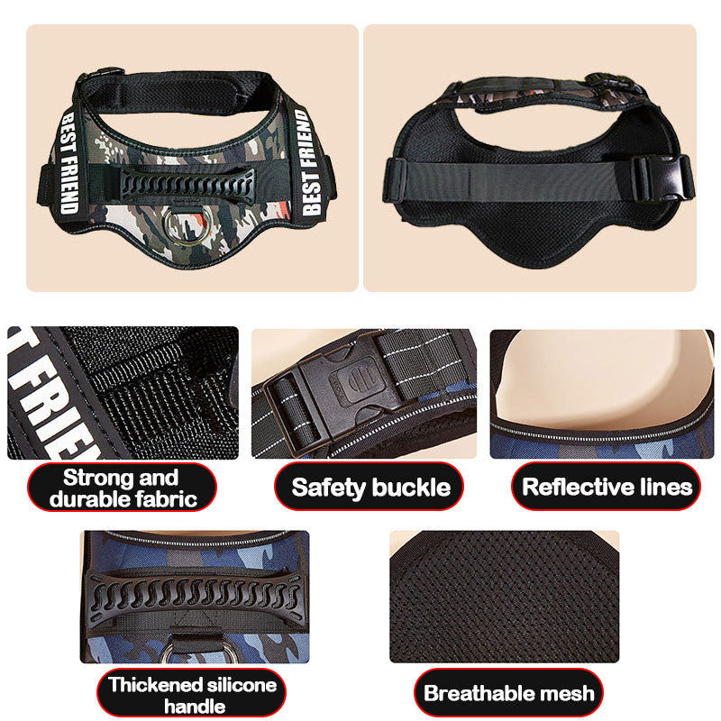 Dog Harness ID Tag Custom Harness